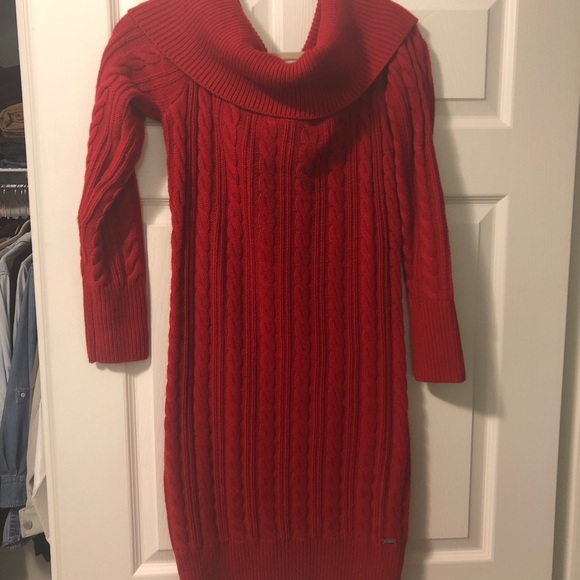 Guess sweater dress RED - Picture 1 of 3